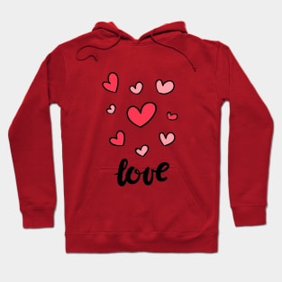 Love hearts Hoodie